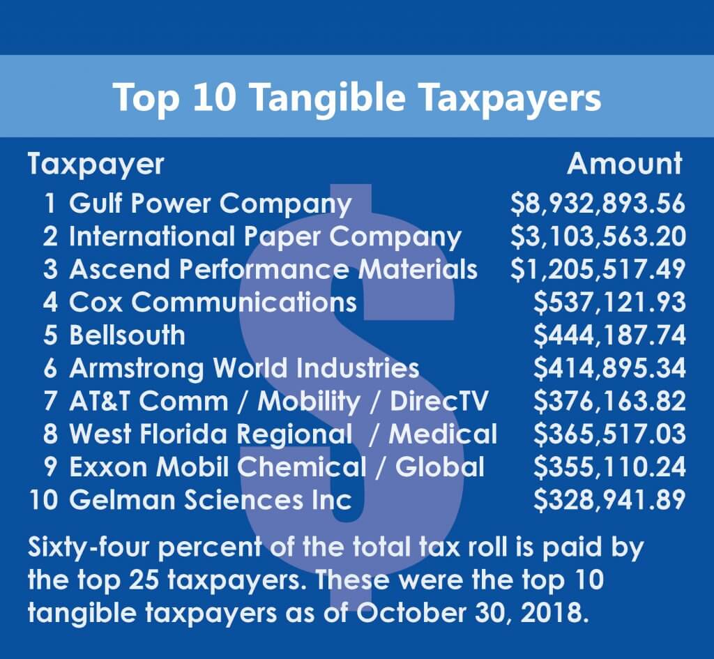 Top 10 Tangible Taxpayers